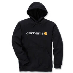Carhartt Signature Logo Midweight Hoodie Black