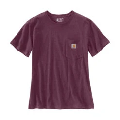 Carhartt Women's POCKET T-SHIRT Blackberry Heather