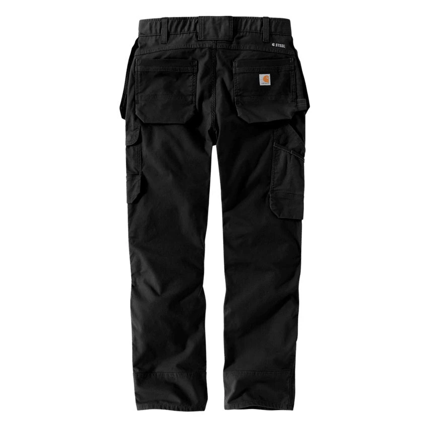 Carhartt STEEL RIPSTOP MULTI-POCKET WORK PANTS Black - Image 2