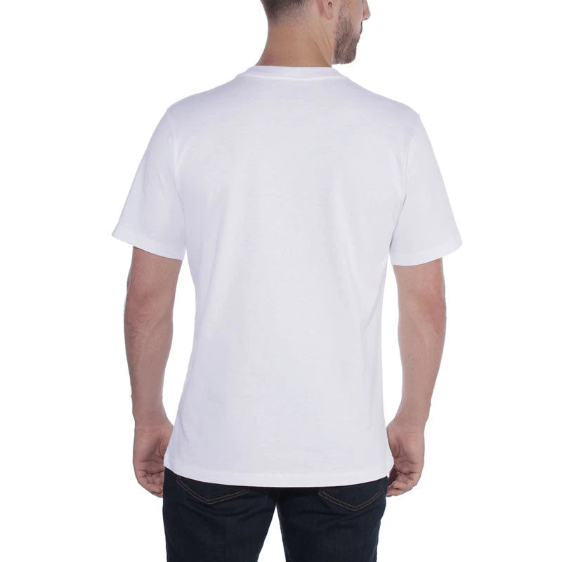 Carhartt WORKWEAR T-SHIRT (No Pocket) White - Image 3