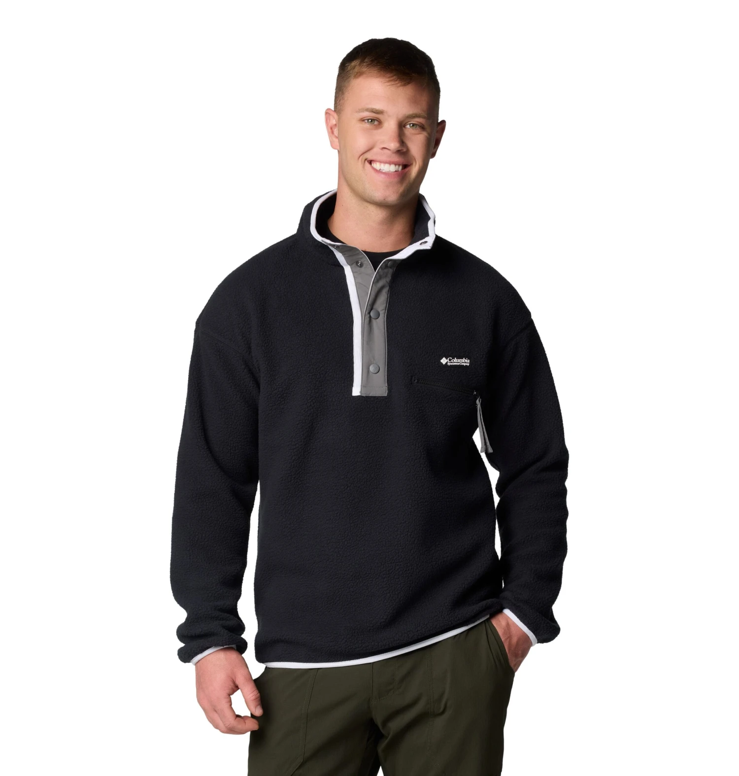 Columbia Sportswear HELVETIA™ II HALF SNAP FLEECE Black