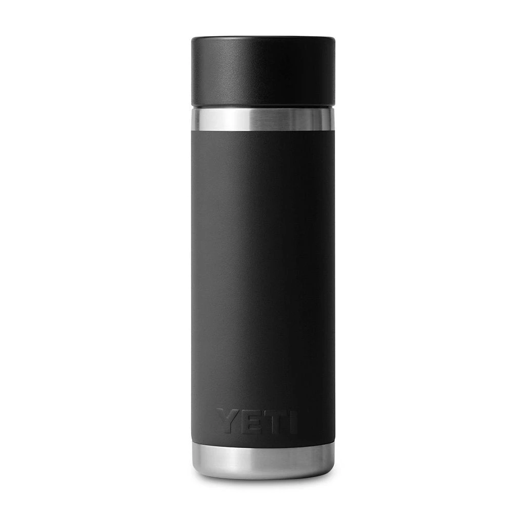 Yeti RAMBLER 18 OZ (532 ML) BOTTLE WITH HOTSHOT CAP Black - Image 3