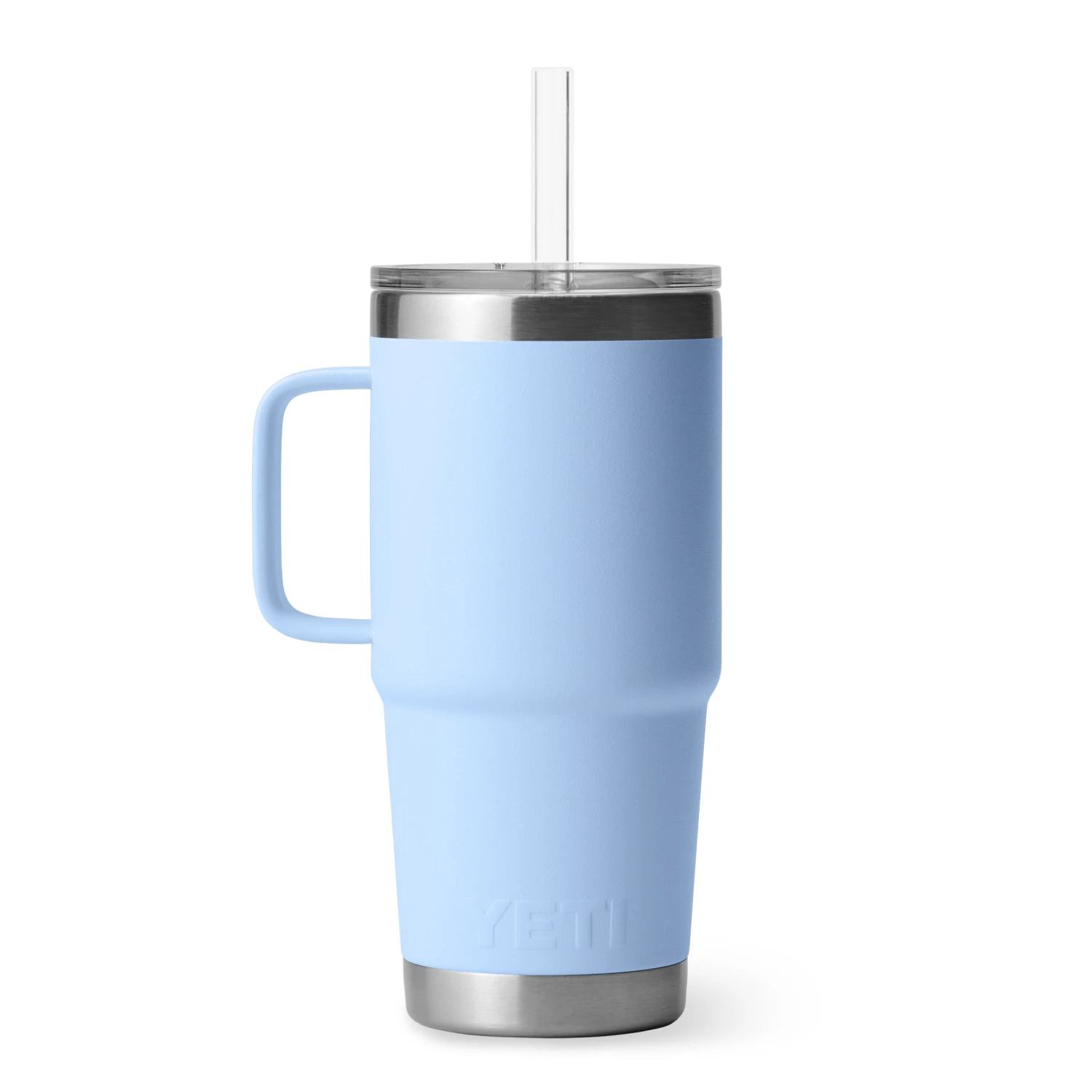 Yeti RAMBLER® 25 OZ (710 ML) STRAW MUG Big Sky Blue - Image 4