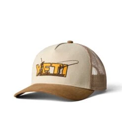 Yeti SKIFF TRUCKER HAT Khaki/Alpine Yellow