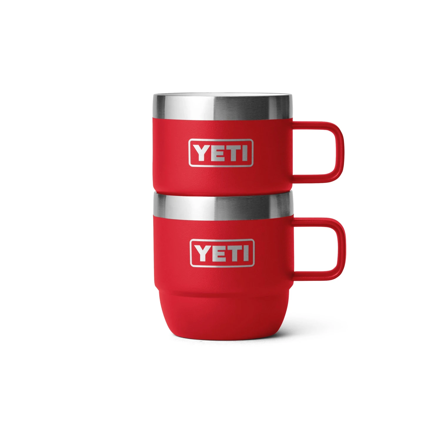Yeti RAMBLER® 6 OZ (177 ML) STACKABLE MUGS (2 PACK) Rescue Red - Image 6
