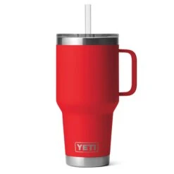 Yeti RAMBLER® 35 OZ (994 ML) STRAW MUG Rescue Red