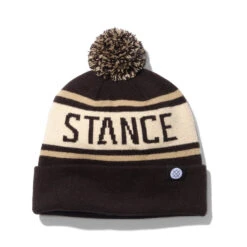 STANCE OG POM BEANIE Black/White