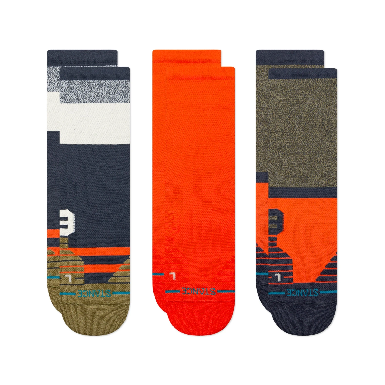 STANCE INFIKNIT ROUTE MID Crew 3 PACK