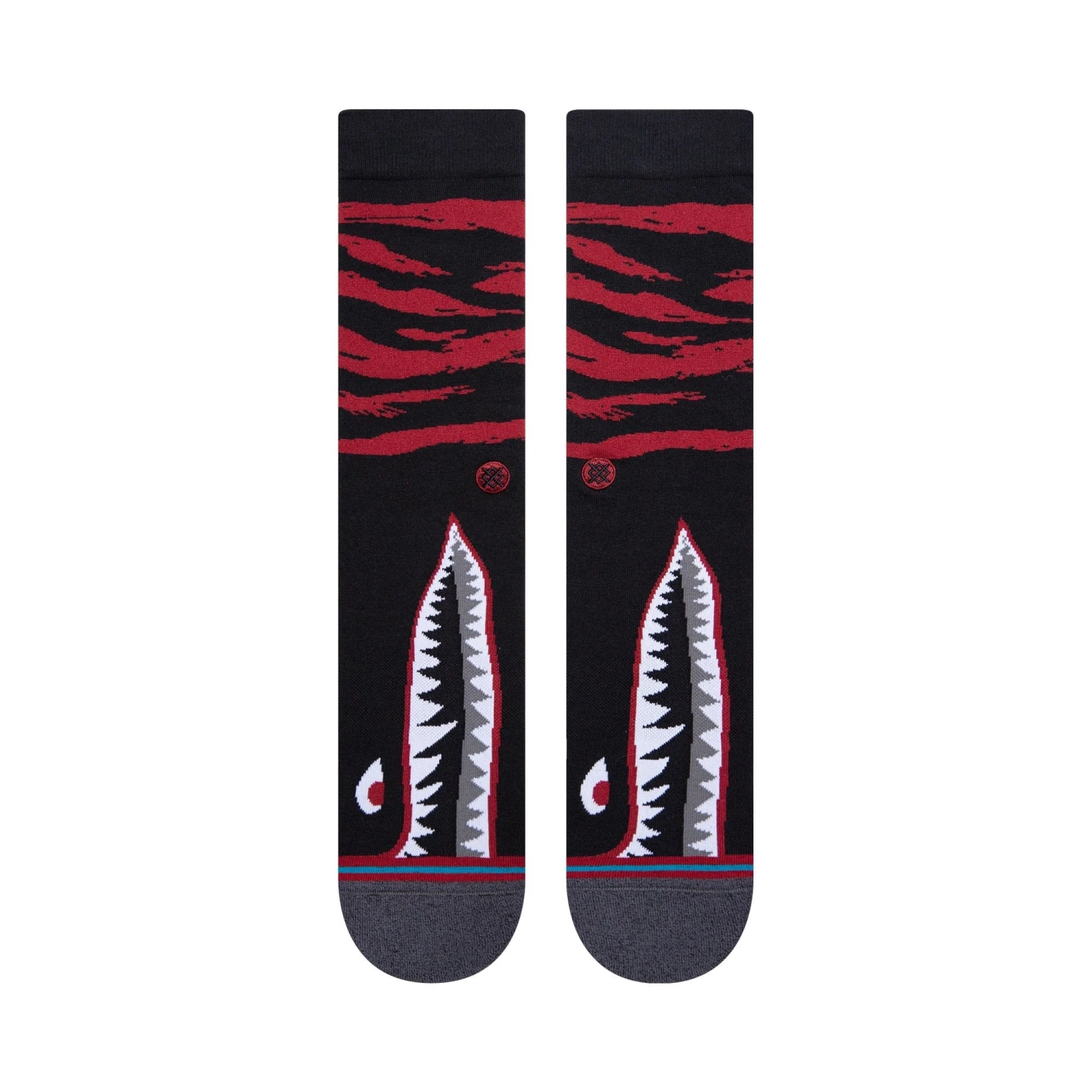 STANCE INFIKNIT CASUAL Warbird Red Crew Sock - Image 2