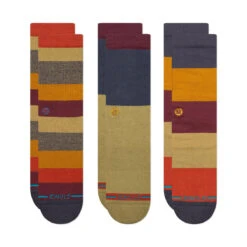 STANCE CABIN FEVER CREW SOCK 3 PACK
