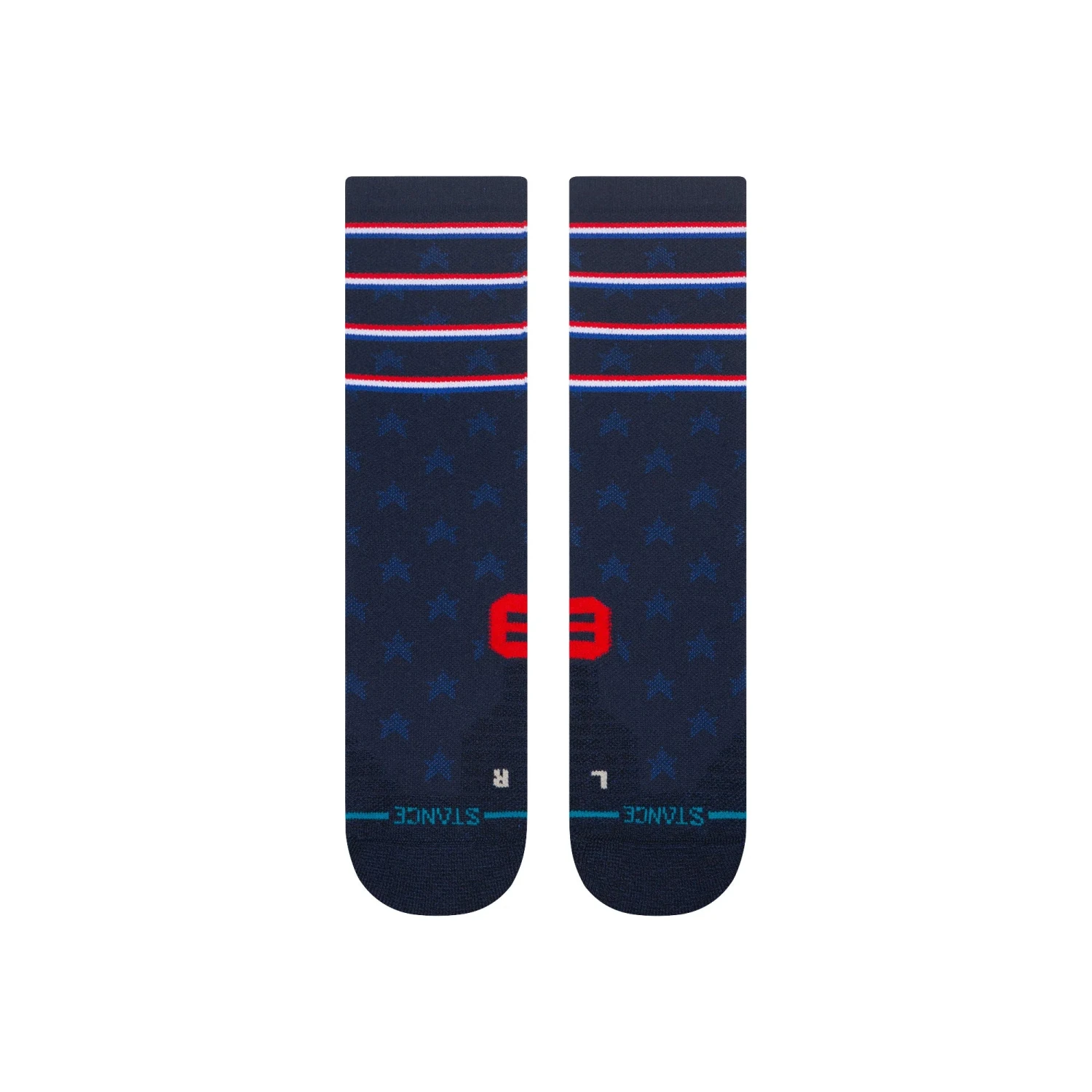 STANCE INFIKNIT INDEPENDENCE CREW Navy - Image 3