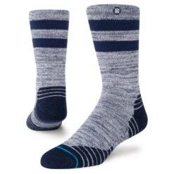 STANCE INFIKNIT HIKE CAMPER Crew Sock Navy