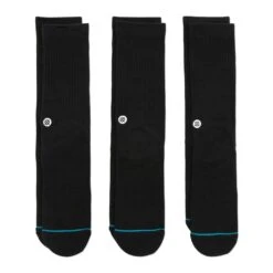 STANCE ICON CREW SOCK 3 PACK Black