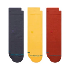 STANCE ICON CREW SOCK 3 PACK Navy
