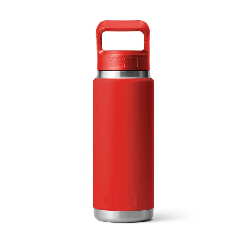 Yeti RAMBLER® 26 OZ (739 ML) BOTTLE WITH STRAW CAP Rescue Red - Image 3
