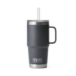Yeti RAMBLER® 25 OZ (710 ML) STRAW MUG Charcoal
