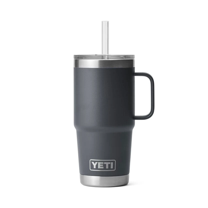 Yeti RAMBLER® 25 OZ (710 ML) STRAW MUG Charcoal
