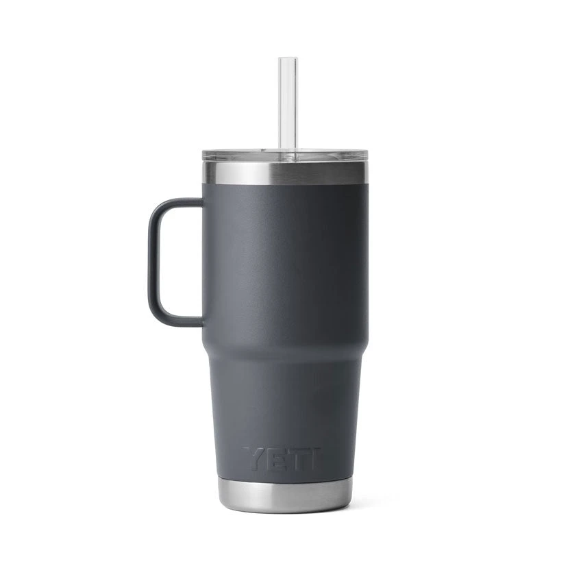 Yeti RAMBLER® 25 OZ (710 ML) STRAW MUG Charcoal - Image 3