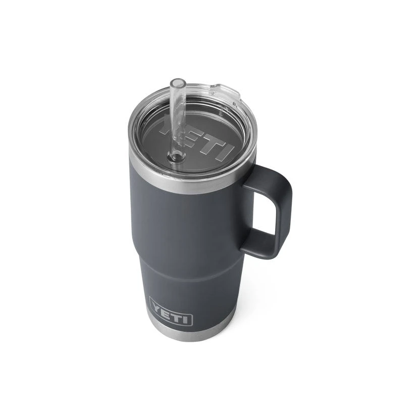 Yeti RAMBLER® 25 OZ (710 ML) STRAW MUG Charcoal - Image 2