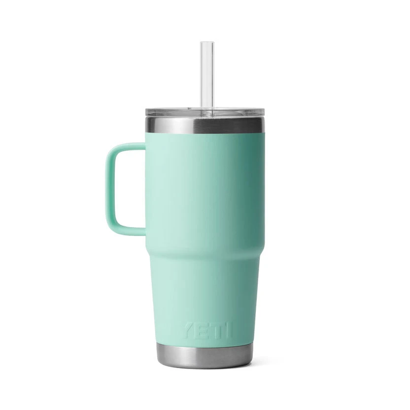 Yeti RAMBLER® 25 OZ (710 ML) STRAW MUG Seafoam - Image 3