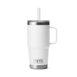 Yeti RAMBLER® 25 OZ (710 ML) STRAW MUG White