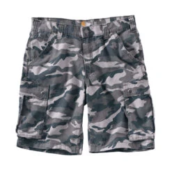 Carhartt RUGGED CARGO CAMO SHORT Grey Camo