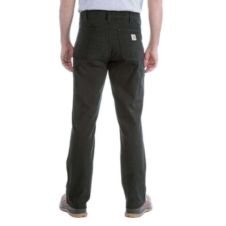 Carhartt STRAIGHT FIT STRETCH DUCK DUNGAREE Black - Image 3
