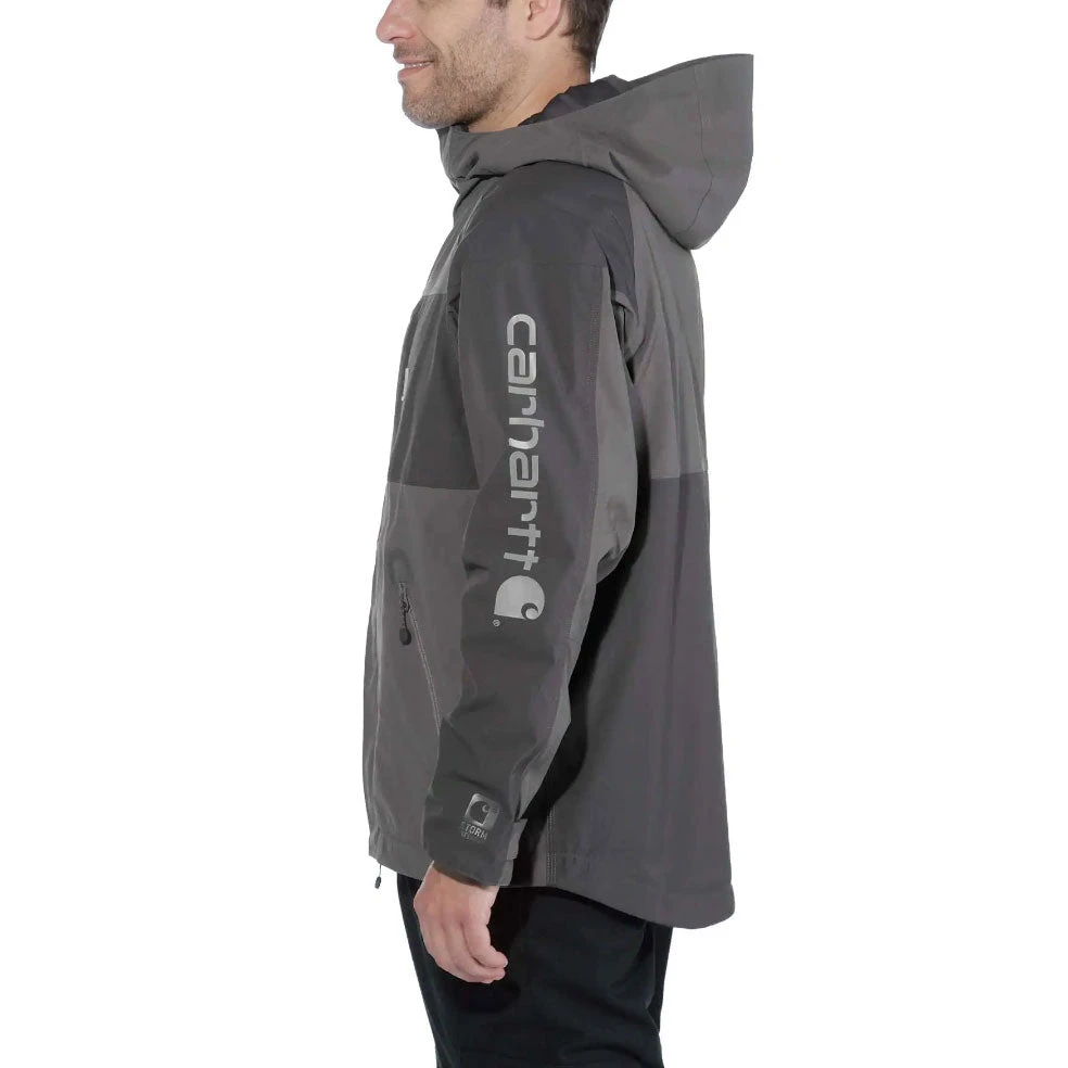 Carhartt ANGLER JACKET Gravel/Shadow - Image 3