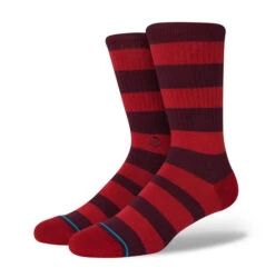 STANCE INFIKNIT CASUAL DRAFT Crew Sock Red