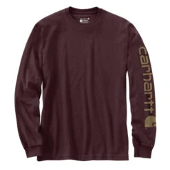 Carhartt SIGNATURE SLEEVE LOGO LONG-SLEEVE T-SHIRT Port
