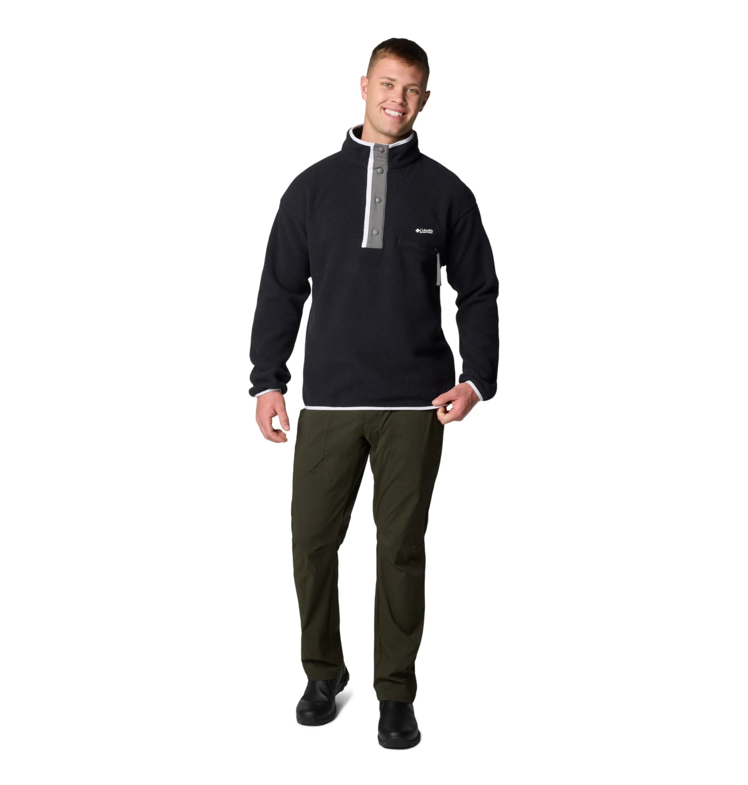 Columbia Sportswear HELVETIA™ II HALF SNAP FLEECE Black - Image 5