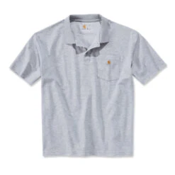 Carhartt CONTRACTOR’S WORK POCKET POLO Heather Grey
