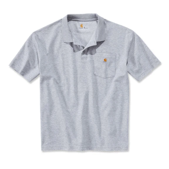 Carhartt CONTRACTOR’S WORK POCKET POLO Heather Grey