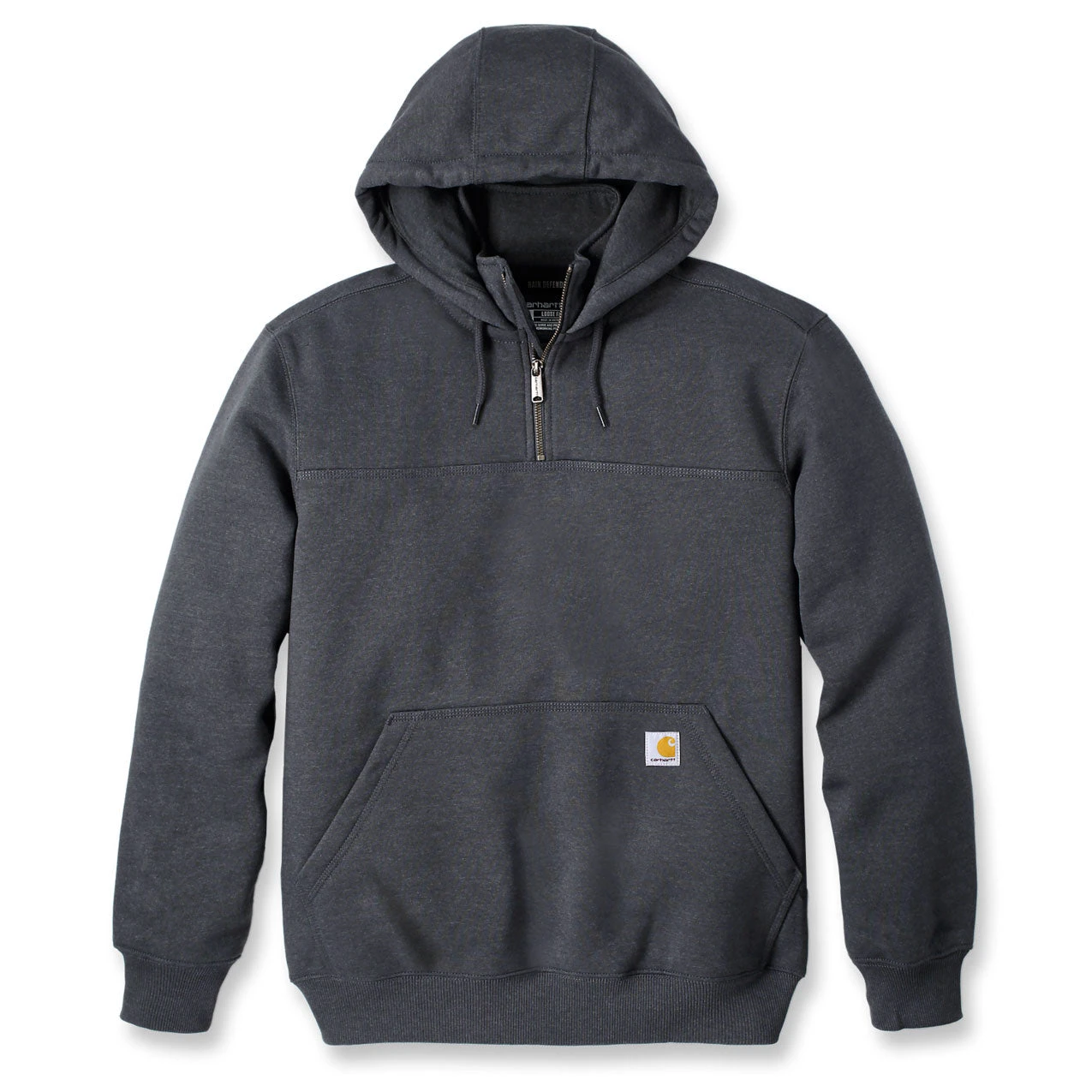 Carhartt RAIN DEFENDER QUARTER ZIP HOODIE Carbon Heather