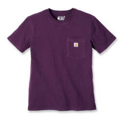 Carhartt Women's POCKET T-SHIRT Eggplant