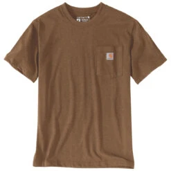 Carhartt WORKWEAR POCKET T-SHIRT Oiled Walnut Heather
