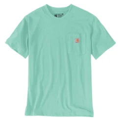 Carhartt WORKWEAR POCKET T-SHIRT Sea Green Heather