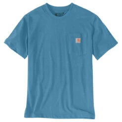 Carhartt WORKWEAR POCKET T-SHIRT Blue Lagoon Heather
