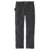 Carhartt STRAIGHT FIT STRETCH DUCK DOUBLE FRONT Black