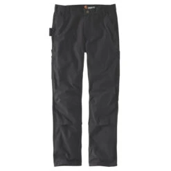 Carhartt STRAIGHT FIT STRETCH DUCK DOUBLE FRONT Black