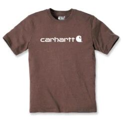 Carhartt WORKWEAR CORE LOGO T-SHIRTMocha Heather
