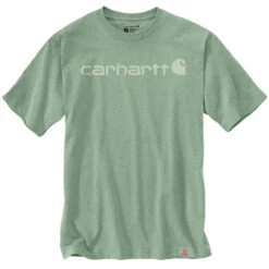 Carhartt WORKWEAR CORE LOGO T-SHIRT Loden Frost Heather