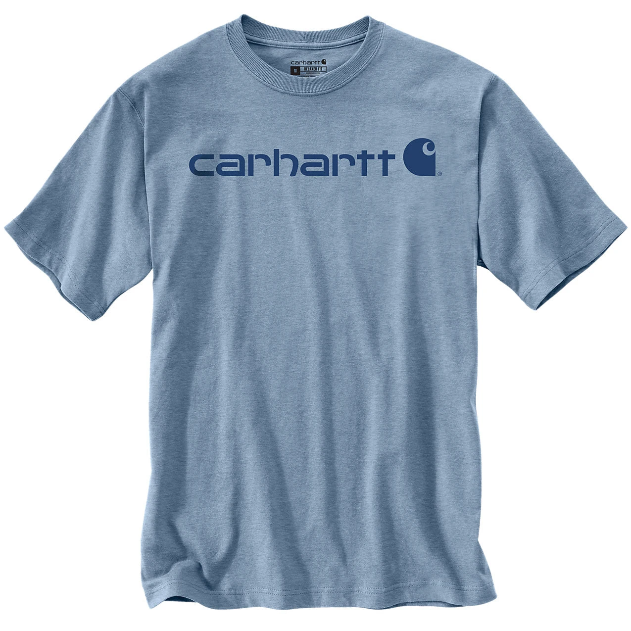 Carhartt WORKWEAR CORE LOGO T-SHIRT Neptune/Dew Drop