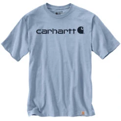 Carhartt WORKWEAR CORE LOGO T-SHIRT Fog Blue