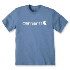 Carhartt WORKWEAR CORE LOGO T-SHIRTThundercloud Heather