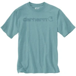Carhartt WORKWEAR CORE LOGO T-SHIRTSummer Blue Heather