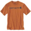 Carhartt WORKWEAR CORE LOGO T-SHIRT Marmalade Heather