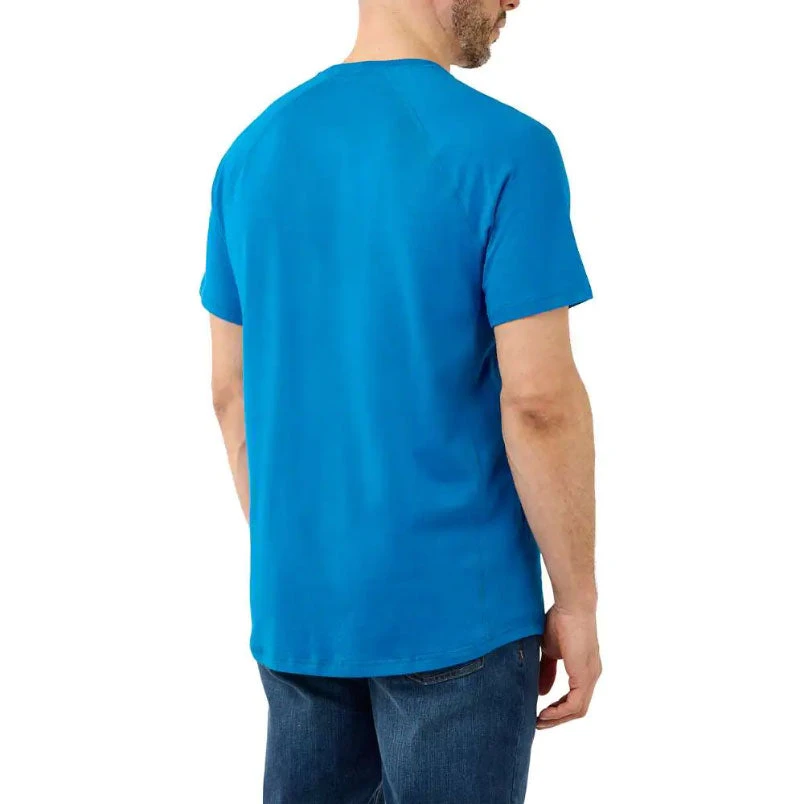 Carhartt Force Flex Pocket T-Shirt Marine Blue - Image 3