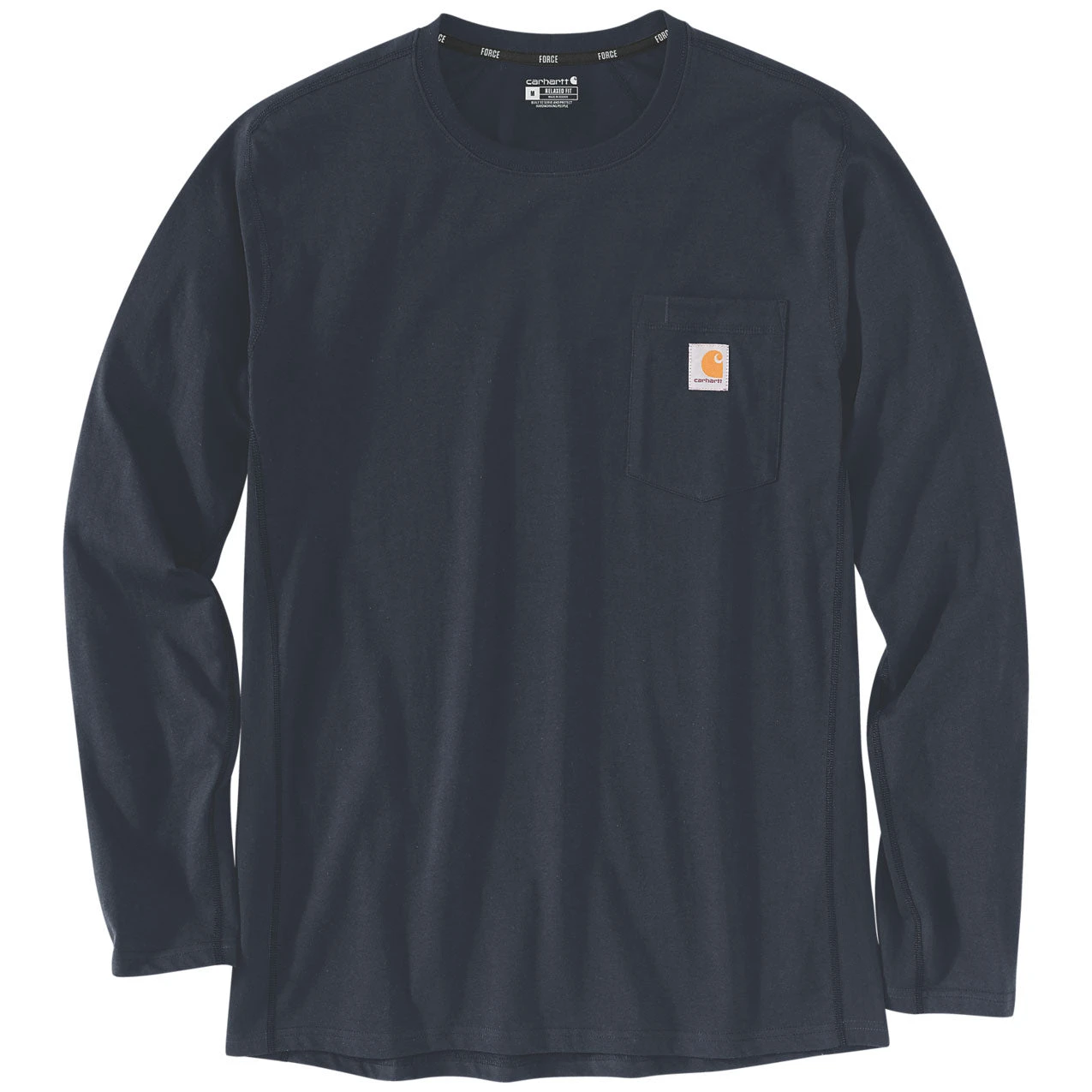 Carhartt Force Flex LONG SLEEVE Pocket T-Shirt Navy