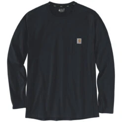 Carhartt Force Flex LONG SLEEVE Pocket T-Shirt Black